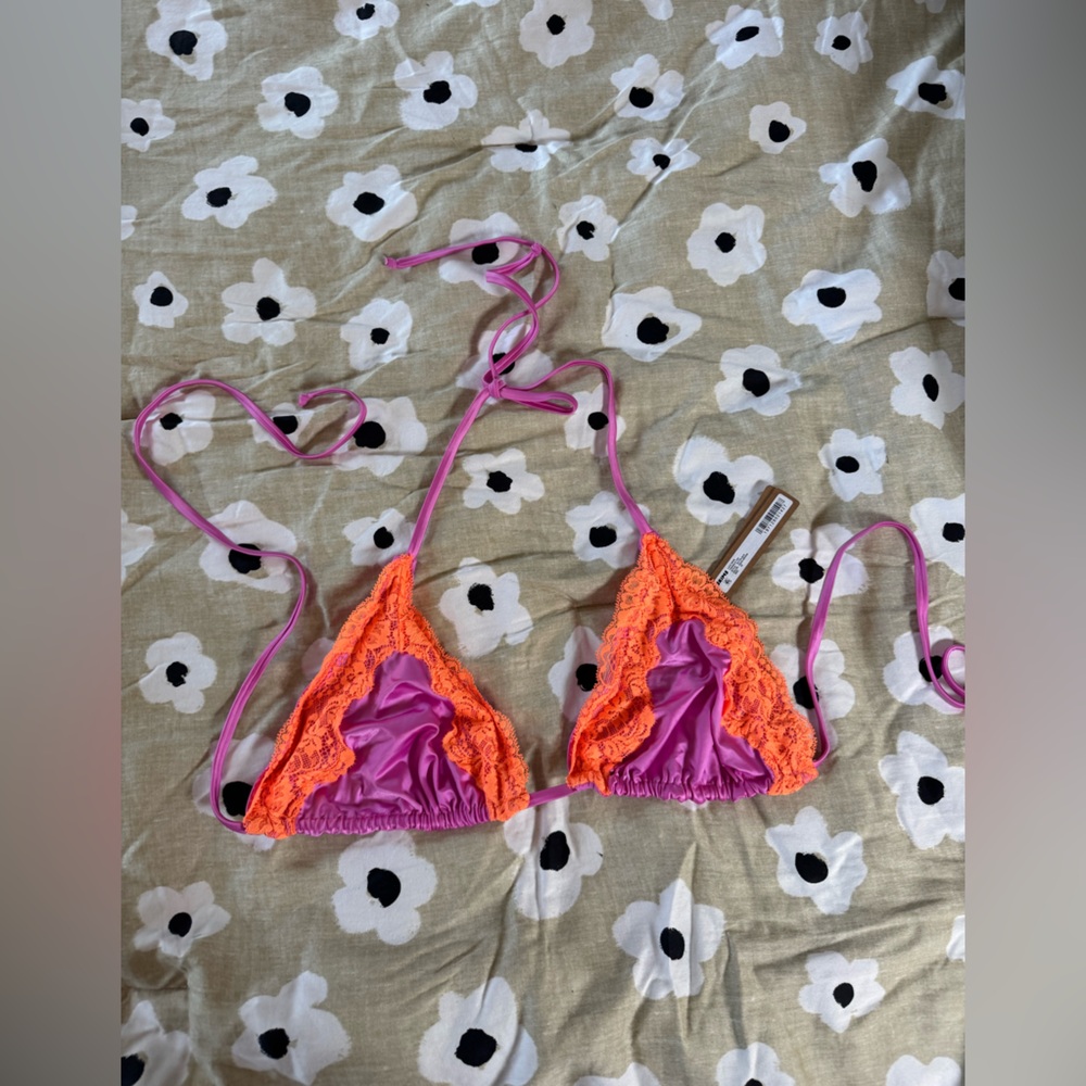SKIMS Purple and Orange Bikini